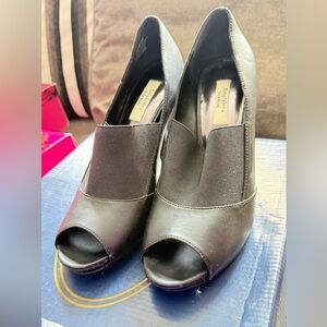 Simply Vera Vera Wang Black Peep Toe Heels